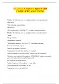 HCA 312&colon; Chapter 4 Quiz WITH COMPLETE SOLUTIONS