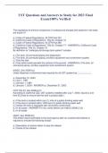 UST Questions and Answers to Study for 2023 Final Exam&sol;100&percnt; Verified