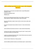 UPDATED CSW certified specialist of wine exam with Complete Solutions