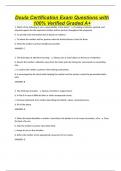 Doula Certification Exam Questions with 100&percnt; Verified Graded A&plus;