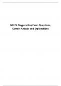 NCLEX Oxygenation Exam Questions, Correct Answer and Explanations