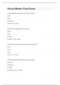 Visual Media 40 Final Exam Questions And Answers