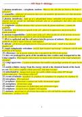 ATI Teas 7 - Biology Q&A 2024 Edition for A&plus; Grade
