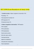 NCC Electronic Fetal Monitoring Certification Exam Bundle with 100&percnt; Correct Answers 2023&sol;2024