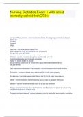 Nursing Statistics Exam 1 &period; Bundled exam&period;