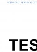 PERSONALITY PYSCOLOGY 2ND EDTION BY TWENGE CHAPTER 2 TEST BANK&period;pdf
