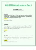 Final Exam: NUR2392 / NUR 2392 (Latest 2024 / 2025 UPDATES STUDY BUNDLE) Multidimensional Care II / MDC2 | Questions and Verified Answers | Graded A - Rasmussen