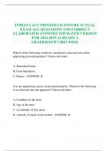 INDIANA AUCTIONEER LICENSURE ACTUAL  EXAM ALL QUESTIONS AND CORRECT ELABORATED ANSWERS TOP RATED VERSION FOR 2024-2025 ALREADY A GRADED&vert;NEW&excl;&excl;&lbrace;REVISED&rcub;