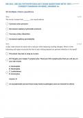 NR-283: | NR 283 PATHOPHYSIOLOGY EXAM 1D QUESTIONS WITH 100% CORRECT MARKING SCHEME | GRADED A+