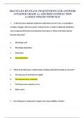 2024 NCLEX RN EXAM 130 QUESTIONS AND ANSWERS ATTAINED GRADE A&plus; ASSURED SATISFACTION LATEST UPDATE WITH NGN