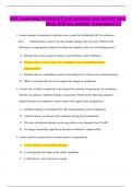 ATI Leadership Proctored Exam questions and answers docx latest 2020 test solution  Guaranteed A+