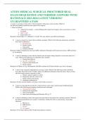 ATI RN MEDICAL SURGICAL PROCTORED REAL EXAM 100 QUESTIOS AND VERIFIED ANSWERS WITH RATIONALE 2023-2024 LATEST VERSION&sol;&sol; GUARANTEED A PASS   1&period;A nurse is assessing a client who is 12hr postoperative following a colon resection&period; Which of the following findi
