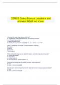 CSMLS Important equations, Safety & Quality questions and answers bundled exam