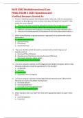NUR 2392 Multidimensional Care FINAL EXAM 2 2023 Questions and Verified Answers Scored A&plus;