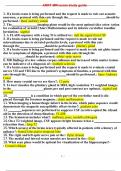 ARRT MRI exam study guide Q&A 2024 Review with correct answers Guaranteed A&plus;