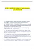 FNDH 400 Bundled Exam questions and answers&period;