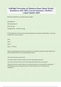 EatRight Principles of Dietetics Exam Study Guide &vert; Questions with 100&percnt; Correct Answers &vert; Verified &vert; Latest Update 2024