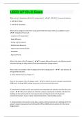 LEED AP ID&plus;C Exam Questions And Answers Verified 100&percnt; Correct&excl;&excl;