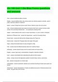 Clc 106 Unit 1 Ole Miss Fenno questions and answers 