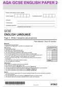 gcse english language paper 2 2023 question only aqa