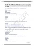 NASM FINAL EXAM &lpar;100&percnt; Correct Answers&rpar; Update for 2024