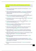 NASM CPT 2023-2024 with 200 Questions and Correct Answers&period;