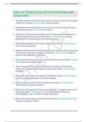 Nasm cpt 7 Practice Exam &lpar;155 Correct Questions and Answers 2024&period;&period;