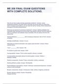 ME 200 FINAL EXAM QUESTIONS WITH COMPLETE SOLUTIONS&period;