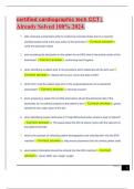 certified cardiographic tech CCT &vert; Already Solved 100&percnt; 2024&period;