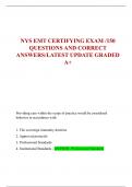 NYS EMT EXAM 