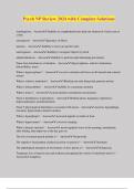 Psych NP Review 2024 with Complete Solutions