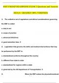 EMT FISDAP READINESS EXAM 2 Questions and Answers 2023(A+ GRADED 100% VERIFIED)