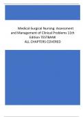 Medical-Surgical Nursing: Assessment  and Management of Clinical Problems 11th  Edition TESTBANK ALL CHAPTERS COVERED