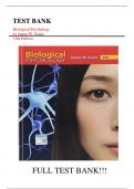 Test Bank For Biological Psychology 13th Edition by James W. Kalat||ISBN NO:10,9781337408202||ISBN NO:13,978-1337408202||All Chapters||A+, Guide.