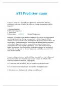 ATI Predictor exam