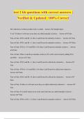 test 2 bb questions with correct answers &vert; Verified & Updated &vert; 100&percnt; Correct