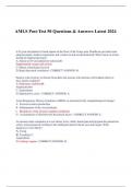 AMLS Post-Test 50 Questions & Answers Latest All Verified 2024