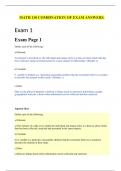 MATH 110 COMBINATION OF EXAM ANSWERS&period;