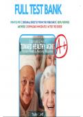 Test Bank For Ebersole and Hess Toward Healthy Aging 9th Edition 9780323321389 | All Chapters with Answers and Rationals