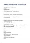 Ebersole & Hess Healthy Aging ch 25-29 already graded A&plus; 2024&sol;2025
