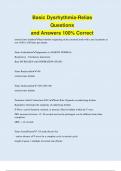 Basic Dysrhythmia-Relias Questions and Answers 100% Correct