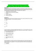 NUR6521 Final Exam 2023 &lpar;Summer QTR&rpar;  Latest Update 2024 with 100&percnt; correct Answers&period;