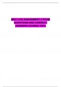 MNG3702_ASSIGNMENT_2 EXAM QUESTIONS AND 100% VERIFIED ANSWERS SCORED 100%