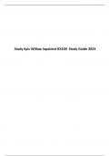 Study Epic Willow Inpatient RX100 Study Guide 2023&period;