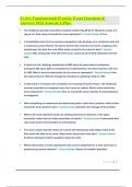 Evolve Fundamentals Practice Exam Questions & Answers 2024 Assured A-Plus&period;&period;