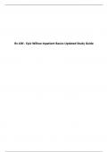 Rx 100 - Epic Willow Inpatient Basics Updated Study Guide