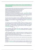 HESI FUNDAMENTALS PRACTICE EXAM QUESTIONS & ANSWERS 2024&period;