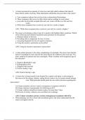 Health Restoration Nursing 3 - Exam 2 Study Questions