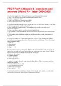 PECT PreK-4 Module 3 &vert; questions and answers &vert; Rated A&plus; &vert; latest 2024&sol;2025