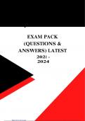 MAC3761 Latest Exam Pack (Questions and Answers) 2023 - Includes Formula Notes (Solutions) All you need